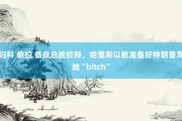 妇科 偷拍 备战总统狡辩，哈里斯以致准备好特朗普骂她“bitch”