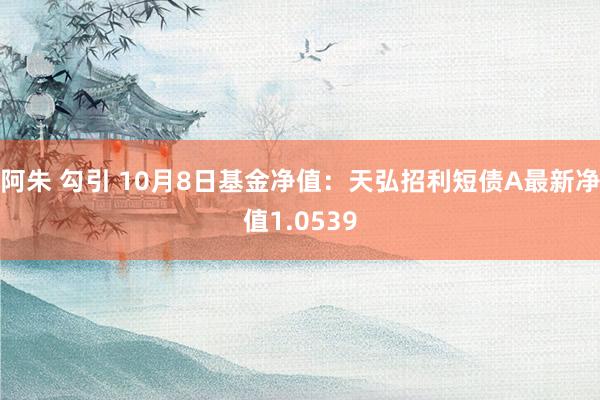 阿朱 勾引 10月8日基金净值：天弘招利短债A最新净值1.0539