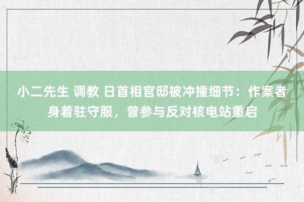 小二先生 调教 日首相官邸被冲撞细节：作案者身着驻守服，曾参与反对核电站重启