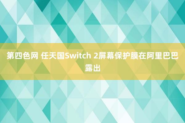 第四色网 任天国Switch 2屏幕保护膜在阿里巴巴露出