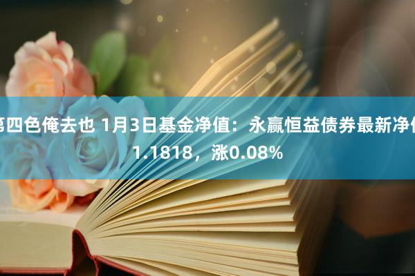 第四色俺去也 1月3日基金净值：永赢恒益债券最新净值1.1818，涨0.08%